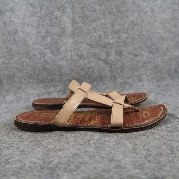 Sam Edelman Shoes Womens 6.5 Sandal Fashion Flats Slip On Kira Flip Flop T Strap - Picture 1 of 11